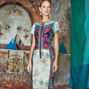 Anthropologie Byron Lars Beguile Midi Dress